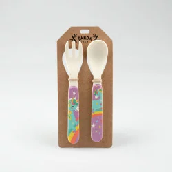 SET COUVERTS ENFANT LICORNE